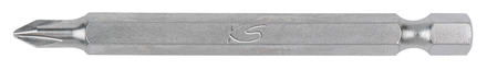 Boîte de 5 embouts de vissage PHILLIPS®, L.75 mm - 1/4'' - PH2 KS TOOLS - 911.7731