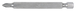 Boîte de 5 embouts de vissage PHILLIPS®, L.75 mm - 1/4'' - PH2 KS TOOLS - 911.7731