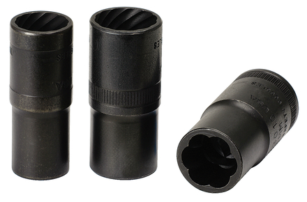 Jeu de douilles à chocs écrous abîmés 1/2'', 17, 19, 21 mm KS TOOLS - 913.1270
