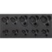 Coffret de 10 douilles à tuyauter 3/8'' - 1/2'' - 3/4'', 19-46 mm KSTOOLS 9131300