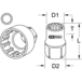 Douille traversante TRIPLEplus®, 15 mm KSTOOLS - 9164065