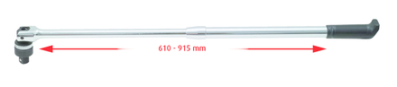 Cliquet téléscopique 610 mm (24'') - 915 mm (36'') KS TOOLS - 918.1805