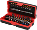 Coffret de 28 embouts de vissage 1/4'' à code couleur TORSIONpower® KS TOOLS - 918.3015