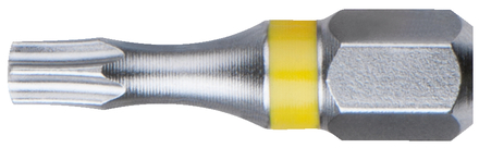 Boite de 5 embouts de vissage à code couleur TORSIONpower®, L. 25 mm - 1/4'' - TORX®, T27 KS TOOLS - 918.3526