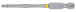 Boite de 5 embouts de vissage à code couleur TORSIONpower®, L. 75 mm - 1/4'' - TORX®, T25 KS TOOLS - 918.3566