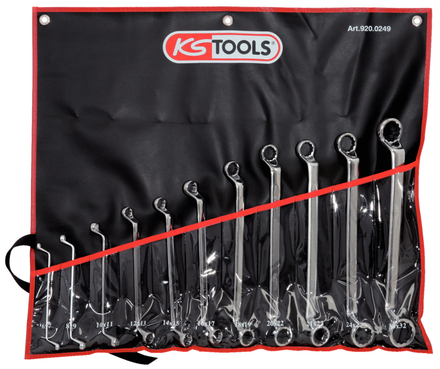Jeu de clés polygonales contre-coudées, 11 pcs KS TOOLS - 920.0249