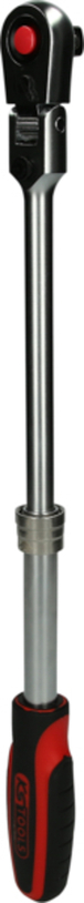 Cliquet télescopique réversible 1/2'' à tête articulée, 72 dents KS TOOLS - 920.1330