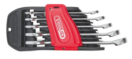 Jeu de 5 clés mixtes métriques - sur support KS TOOLS - 922.0040