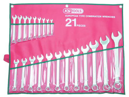 Jeu de 16 clés mixtes métriques - en trousse KS TOOLS - 922.0046
