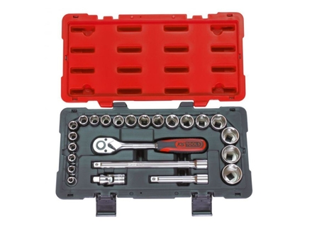 Coffret de douilles et accessoires ULTIMATE 1/2'', 24 pièces KS TOOLS - 922.0623