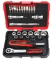 Coffret de douilles et accessoires ULTIMATE® 1/4'', 27 pièces KSTOOLS - 9220626