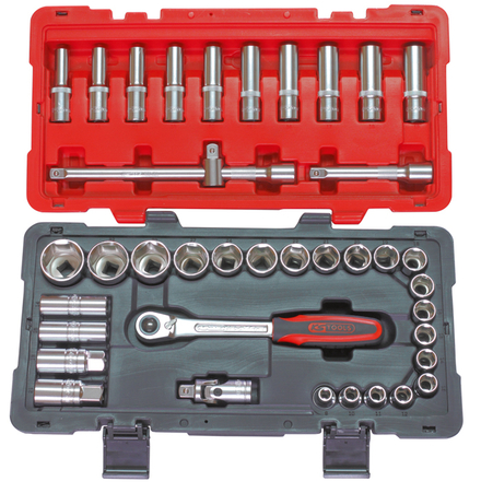 Coffret de douilles et accessoires ULTIMATE® 1/2'', 39 pièces KS TOOLS - 922.0639