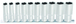 Rail de 10 douilles longues 6 pans ULTIMATE® 1/2'' KS TOOLS - 922.1263
