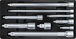 Jeu de 9 rallonges ULTIMATE® à verrouillage aimanté KS TOOLS - 922.1311