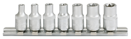 Rail de 7 douilles ULTIMATE® TORX® 1/4'' KS TOOLS - 922.1539