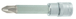 Douille tournevis ULTIMATE® POZIDRIV® 1/2'', L.110 mm - PZ3 KS TOOLS - 922.1707