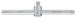 Poignée coulissante en T ULTIMATE® 3/8'', L.160 mm KS TOOLS - 922.3805