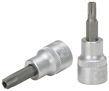 Douille tournevis ULTIMATE® TORX® percé 3/8'', L.50 mm - T45 KS TOOLS - 922.3947