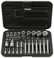 Coffret TORX® percé, 1/4'' - 3/8'' - 1/2'' - E4 à E24 - T20 à T55 - 30 pcs KS TOOLS - 922.4301