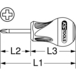 Tournevis ULTIMATE tom pouce PHILLIPS®, PH3 - L.38 mm KSTOOLS - 9226084