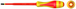Tournevis fente bi-matière isolé 1000V - 6,5 x 150mm pour borniers électriques KS TOOLS - 922.6223