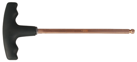 Clé mâle tête sphérique poignée en ''T'' BERYLLIUMplus 12mm, 255mm KS TOOLS - 962.0966