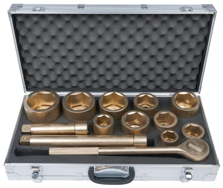 Coffret de douilles BRONZEplus 1'', 13 pièces KS TOOLS - 963.1067