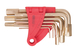 Jeu de clés mâles sur support BRONZEplus, 10 pièces KS TOOLS - 963.1514