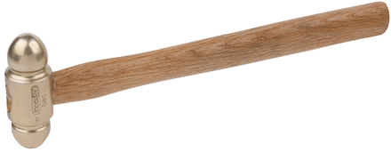 Marteau à panne sphérique BRONZEplus manche hickory, tête 700g, 340mm KS TOOLS - 963.2112