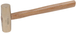 Marteau de machiniste BRONZEplus manche hickory, tête 800g, 340mm KS TOOLS - 963.2144