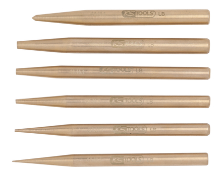 Jeu de chasses-clous BRONZEplus, 6 pièces KS TOOLS - 963.2560