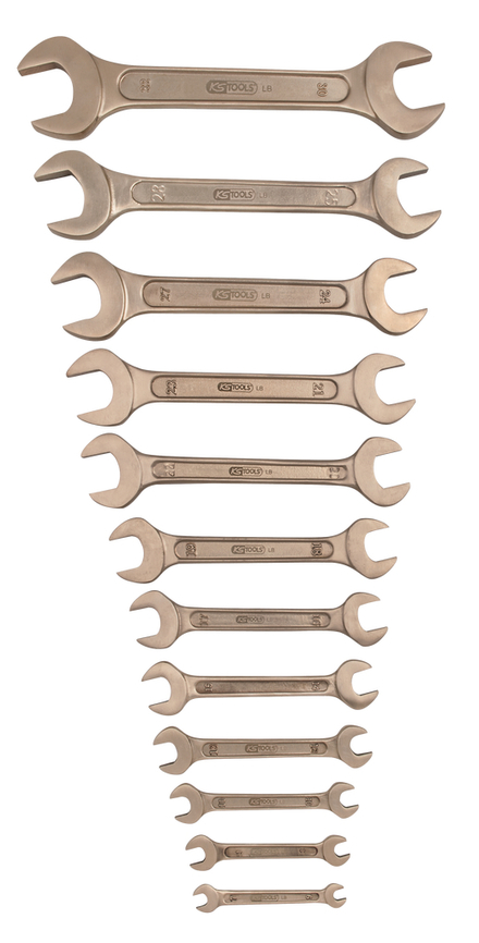 Jeu de clé à fourches BRONZEplus, 8 pièces KS TOOLS - 963.7117