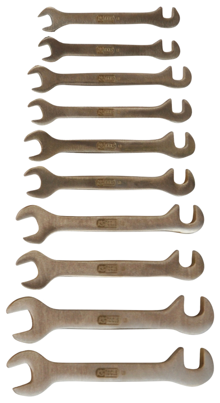 Jeu de clés à fourches BRONZEplus, 10 pièces KS TOOLS - 963.7131