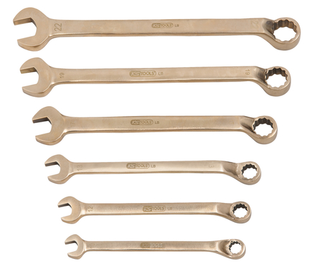 Jeu de clés mixtes coudées BRONZEplus, 10 pièces KS TOOLS - 963.7370