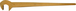 Clé à fourches longue BRONZEplus 90°- 38 mm, 500mm KS TOOLS - 963.7923