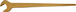 Clé à fourches longue BRONZEplus 45° - 1.3/4'', 550mm KS TOOLS - 963.7977