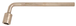 Clé à douille ''L'' BRONZEplus 12mm, 215mm KS TOOLS - 963.8250