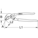 Pince multiprises INOX, L.200 mm KSTOOLS - 9641801