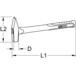 Marteau de mécanicien INOX, manche en fibre, 2000 g KSTOOLS - 9642044