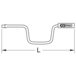 Vilebrequin INOX 3/4'', L.390 mm KSTOOLS - 9643475