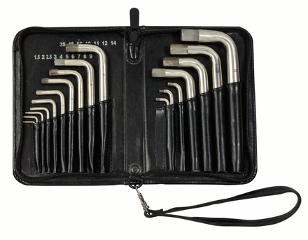 Jeu de clés mâles TITANplus 6 pans, 17 pièces KS TOOLS - 965.2004