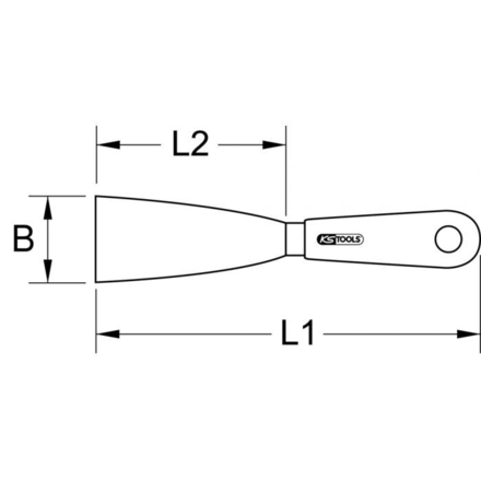 Spatule TITANplus 30 mm, L.210 mm KSTOOLS - 9659000