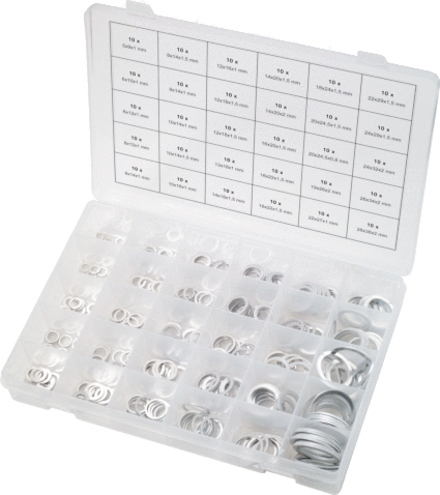 Assortiment de joints alu x300 KS TOOLS - 970.0160