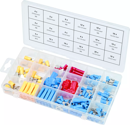 Assortiment de cosses, 160 pcs KS TOOLS - 970.0290