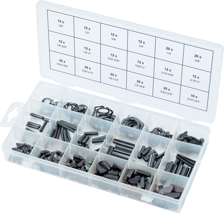 Assortiment de clavettes, circlips et chevilles, 295 pcs KS TOOLS - 970.0520