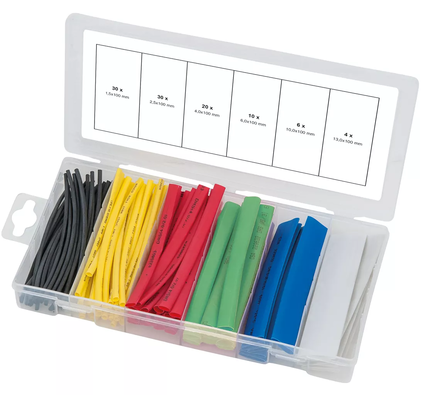 Assortiment de gaines thermo-rétractables, 100 pcs KS TOOLS - 970.0540