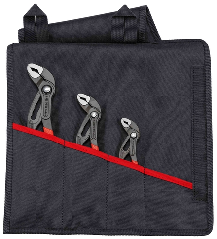 Assortiment de 3 pinces multipises Cobra® en trousse tissu 87 01 125/180/250 KNIPEX - 001955S8
