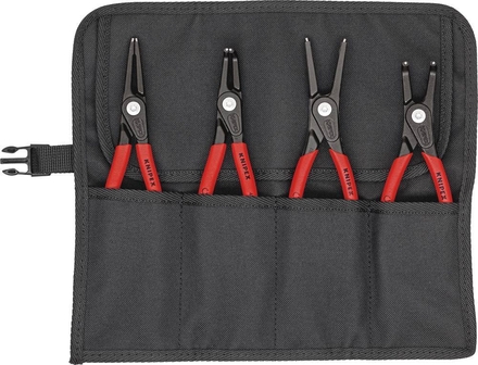 Pinces droites + coudées pour circlips intérieur et extérieur 19/60mm poche de 4 pcs KNIPEX - 001957V01