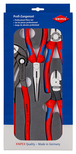 Jeu 4 pinces essentielles plateau mousse KNIPEX - 00 20 01 V15