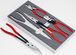 Jeu 4 pinces montage en plateau mousse KNIPEX - 00 20 01 V16